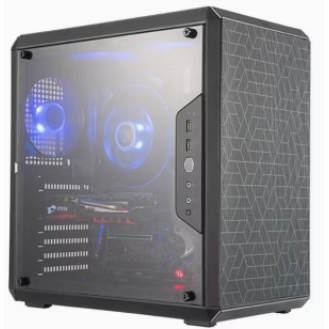  Master Q900L 900 MID Tower  Steel Desktop Computer Case with Side Transparent Panel
